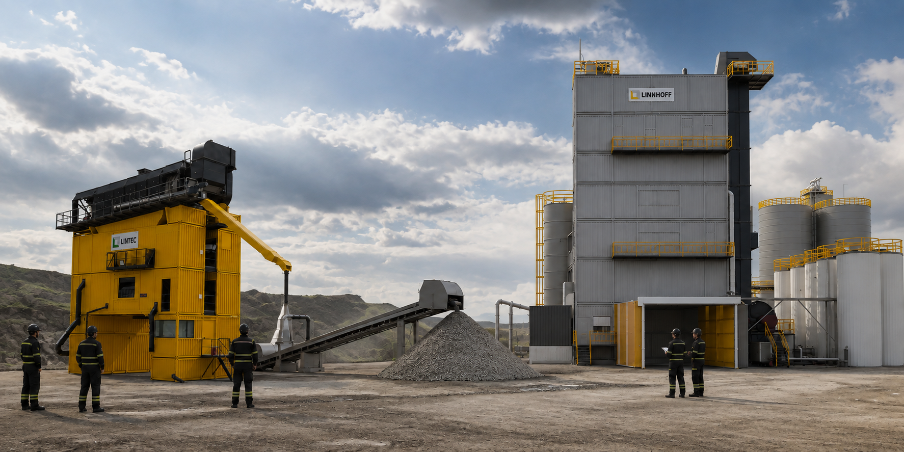 Asphalt Plant Background